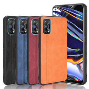 Realme 7 Serie Kalbsleder Realme 7 Pro Einfach Handyhülle #2130