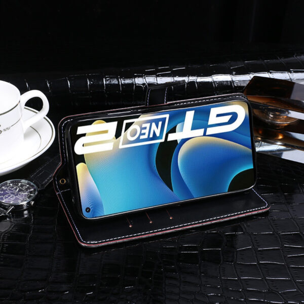 Realme GT Serie Mode Alligator Realme GT 2 PU Handyhülle #2136 – Bild 3