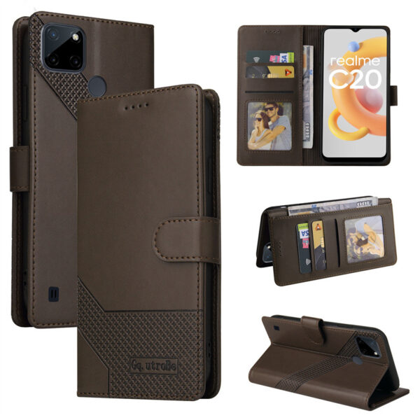 Realme C Serie Handyhülle Geschäft Einfarbig Realme C21Y PU #2140 – Bild 10