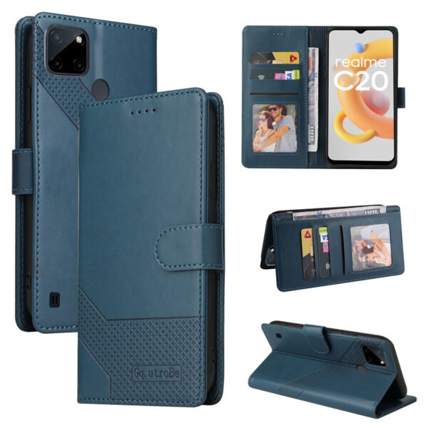 Realme C Serie Handyhülle Geschäft Einfarbig Realme C21Y PU #2140 – Bild 3