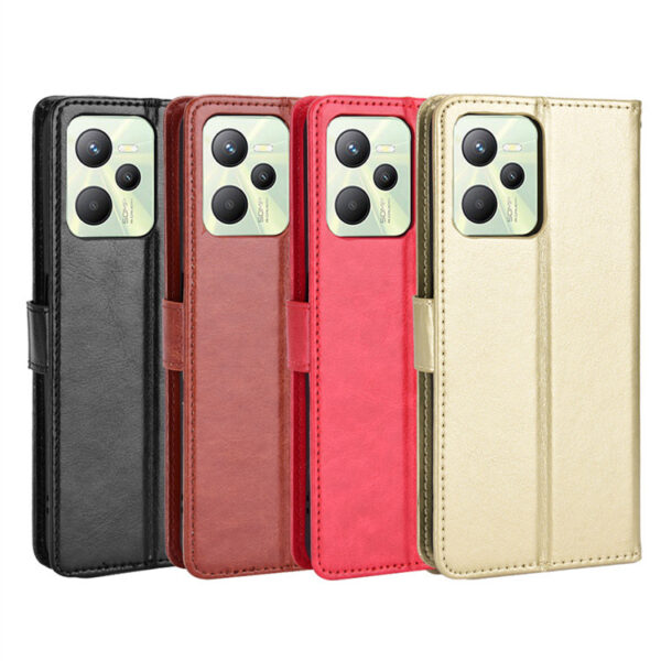 Realme C Serie Handyhülle Einfarbig Realme C35 PU Mode #2145