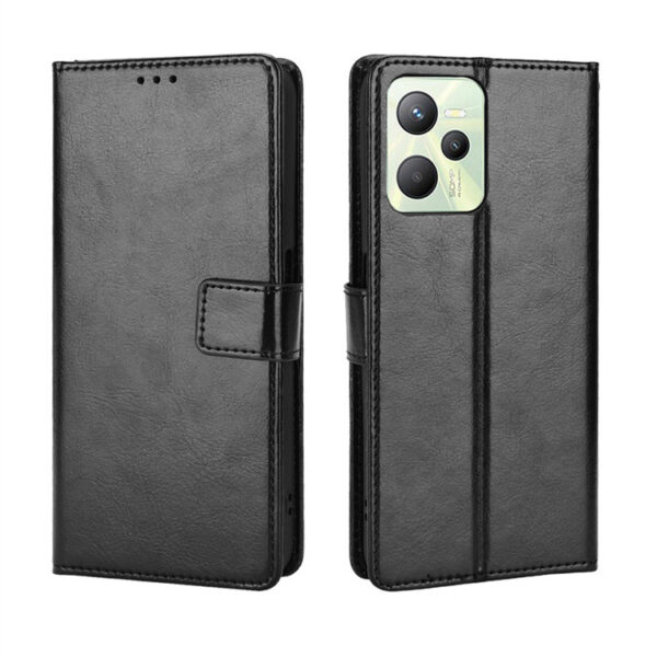 Realme C Serie Handyhülle Einfarbig Realme C35 PU Mode #2145 – Bild 5