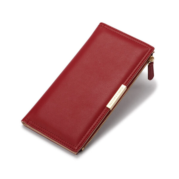 Geldbörsen Und Taschen Mode Einfarbig PU Geldbörse Universal #3414 – Bild 2