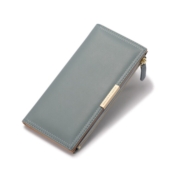 Geldbörsen Und Taschen Mode Einfarbig PU Geldbörse Universal #3414 – Bild 4