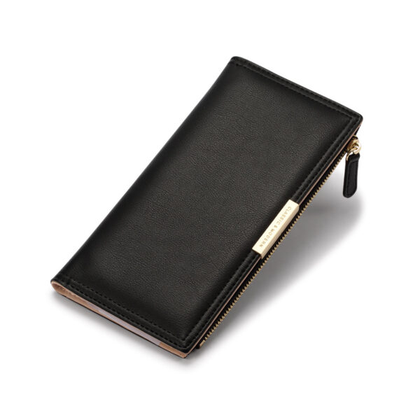 Geldbörsen Und Taschen Mode Einfarbig PU Geldbörse Universal #3414 – Bild 5